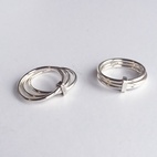 Ring Trering Silver 18-19 mm