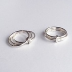 Ring Trering Silver 19-20 mm