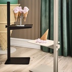 Sidobord Museum Beige