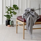Pläd Basket Light grey