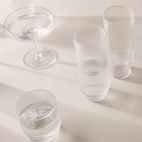 Vinglas Ripple 2-P Klar