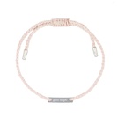 ARMBÅND GIVE HOPE tråd/sølv Rosa