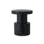Pall / Sidebord Bit Svart