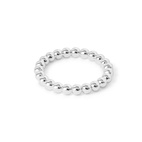 Ring Color Ball silver