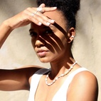 Örhänge earcuff smält mindre