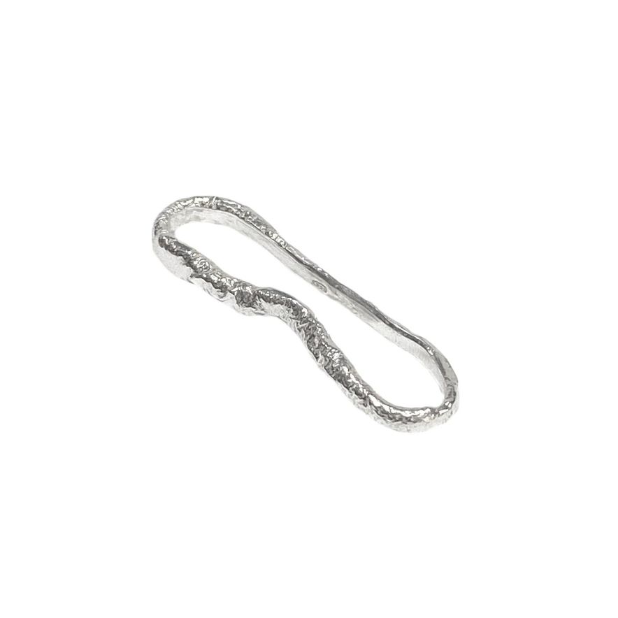 Örhänge earcuff smält våg