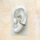 Ohrring Earcuff geschmolzen, größer