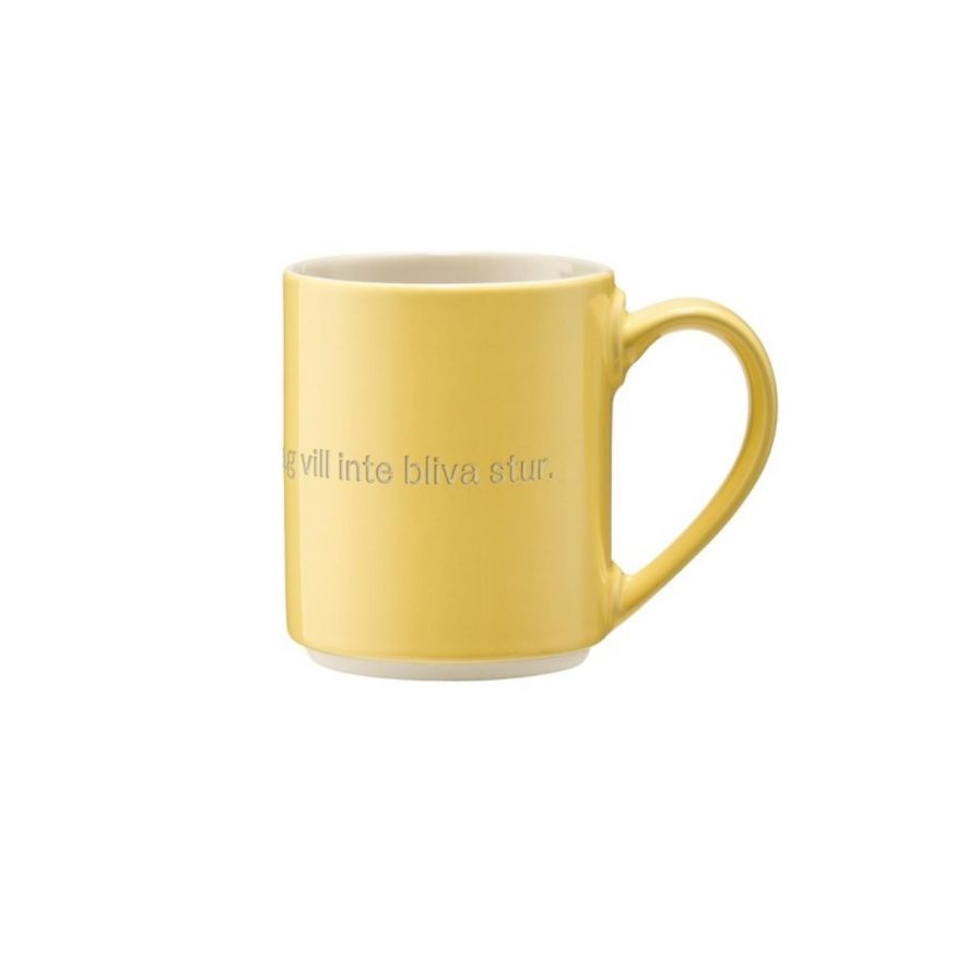 Mugg Astrid Krumelur gul