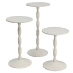 Bord Piedestal vit