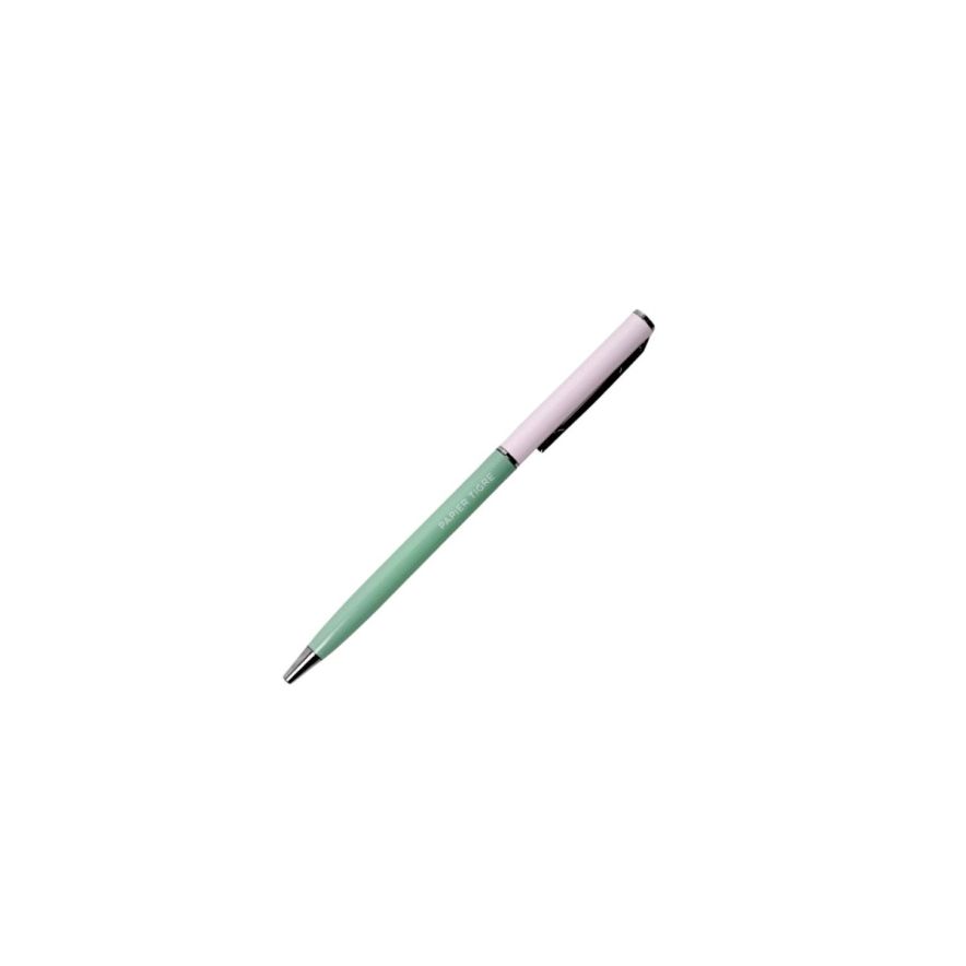 Kulepenn rosa/grønn