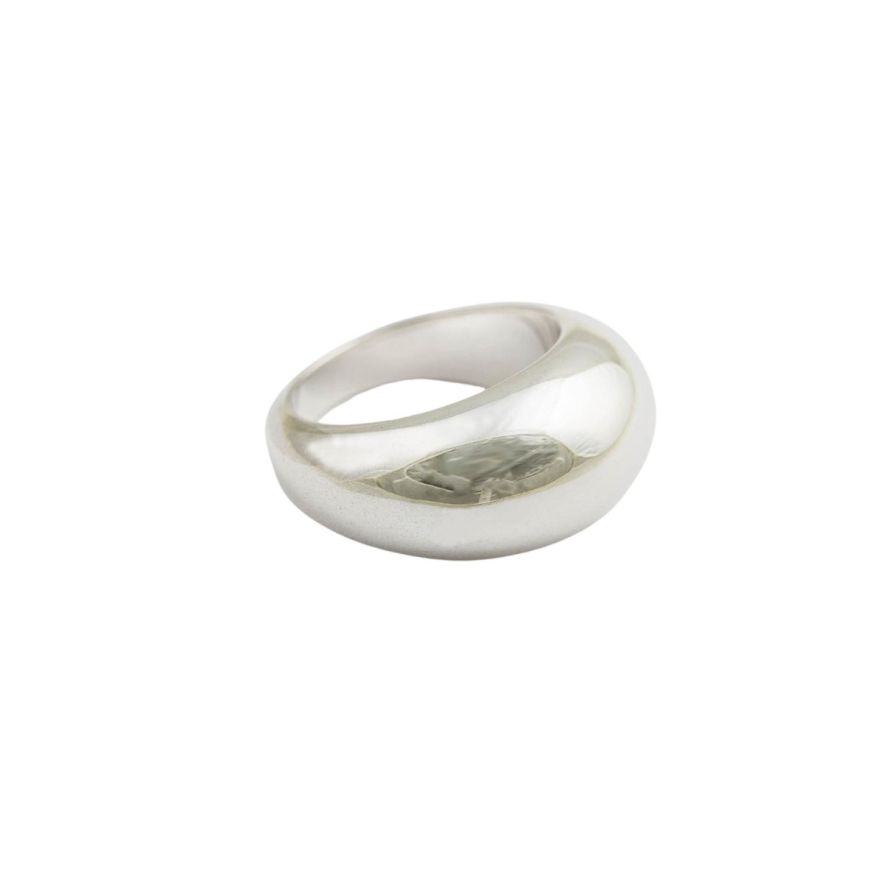 Ring Bolded Big Silver 17 mm