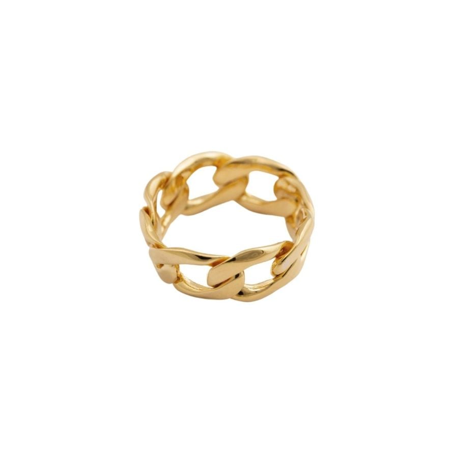 Ring-Glieder-Panzerkette Gold 19 mm