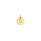 Berlock Mini Letter Guld D