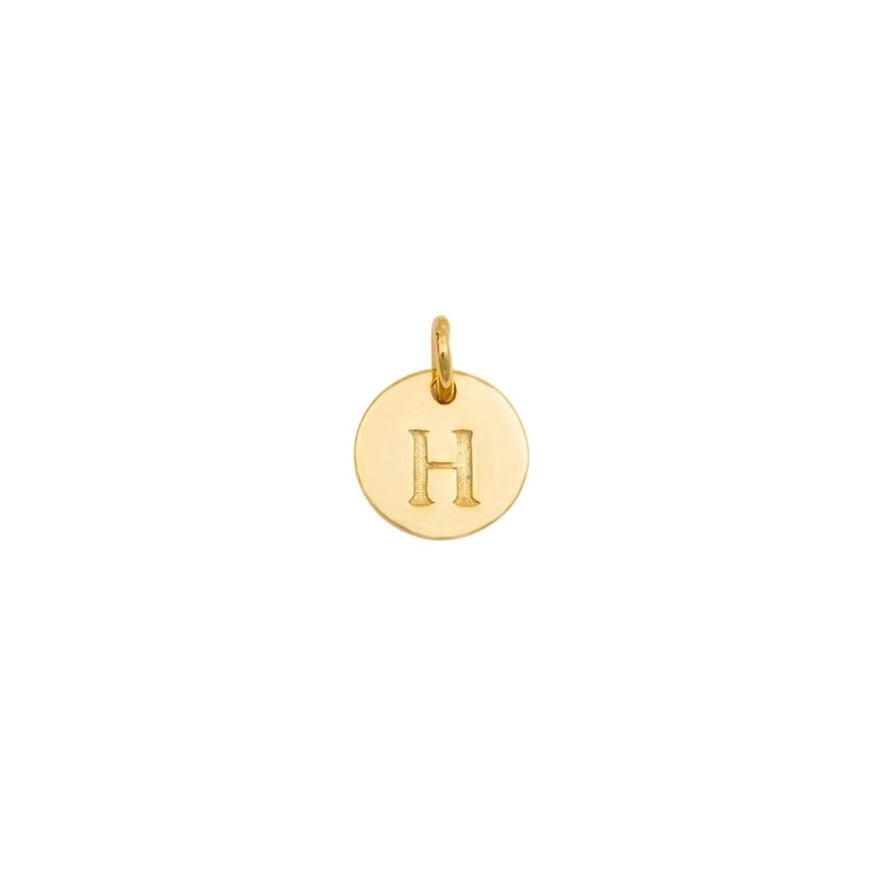 Anhänger Mini Letter Gold H