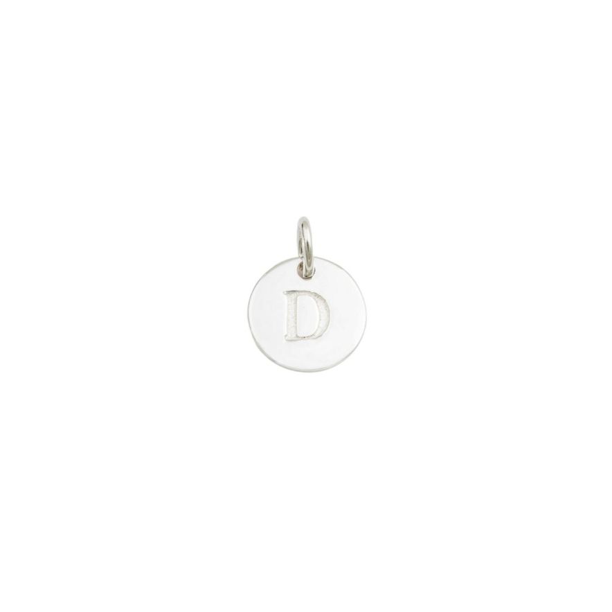 Berlock Mini Letter Silver D