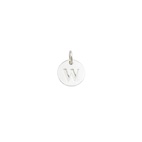 Berlock Mini Letter Silver W