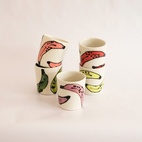 Kleine Tasse Bananenrosa
