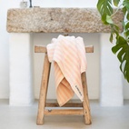 Håndkle Naram 50 x 80 cm rosa/krem