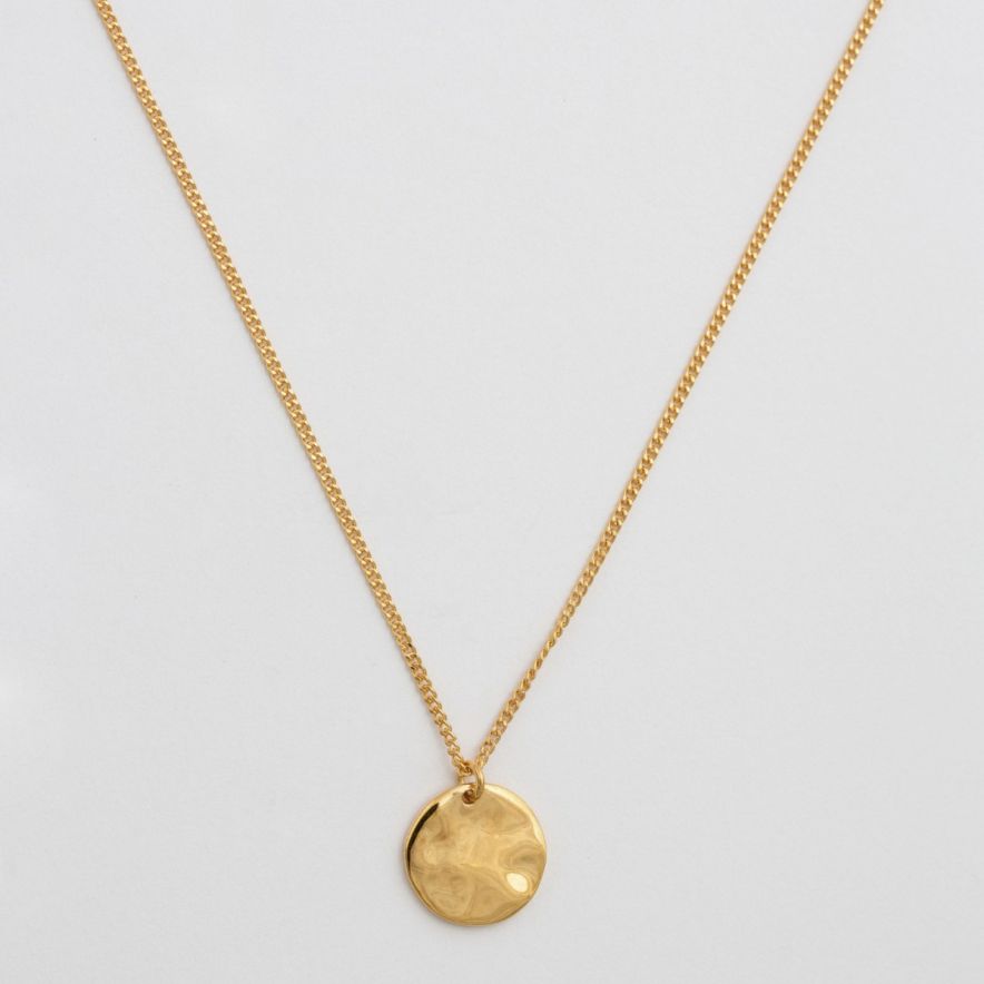 Halskjede Minimalistica Hammered Gull