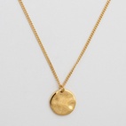 Halskjede Minimalistica Hammered Gull