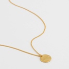 Halskjede Minimalistica Hammered Gull