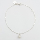 Armband Treasure Single Pearl Silver