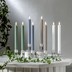 Antiklys LED 2-pakning hvit