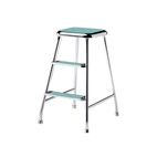 Step Stool Lindqvistpallen Chrome Aqua