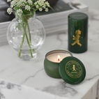 Presentask Doftljus + Tändsticksrör Grön